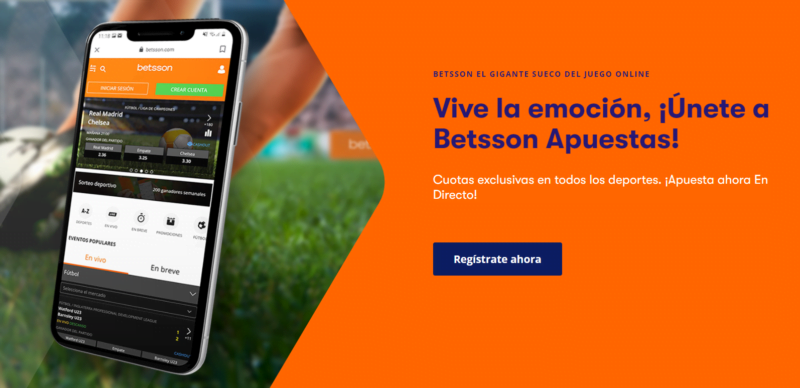 registrarse en betsson