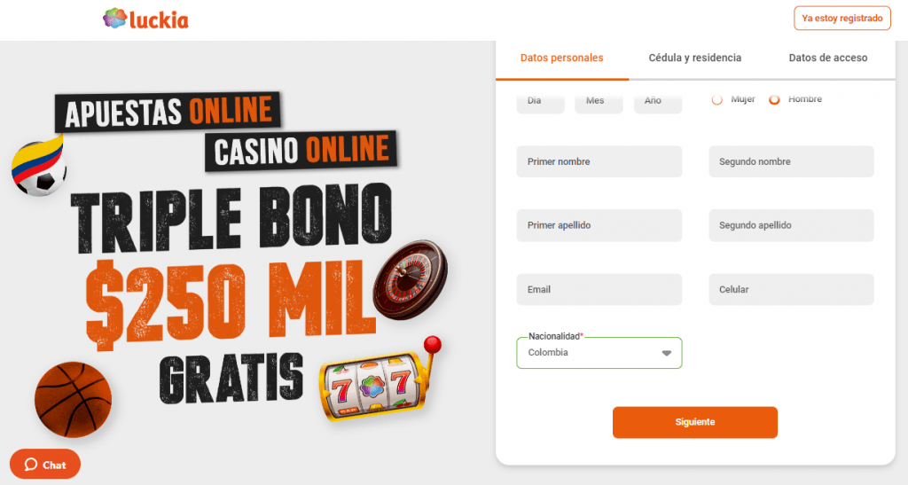 luckia bono bienvenida casino