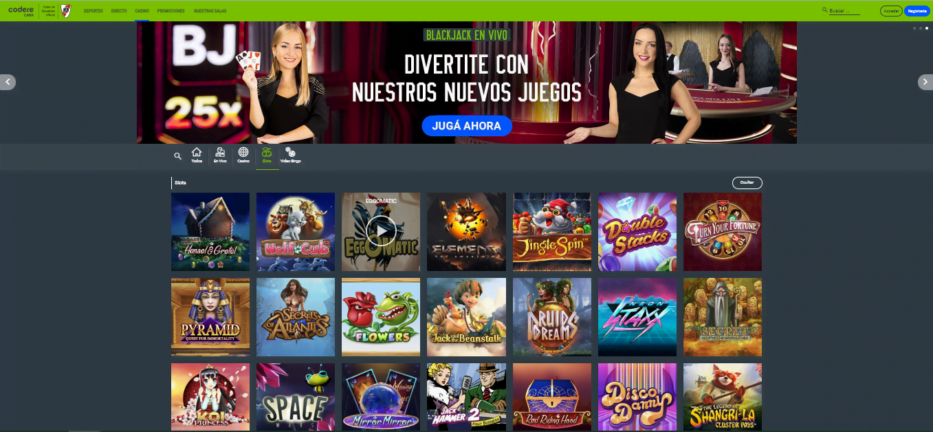 codere bono bienvenida casino