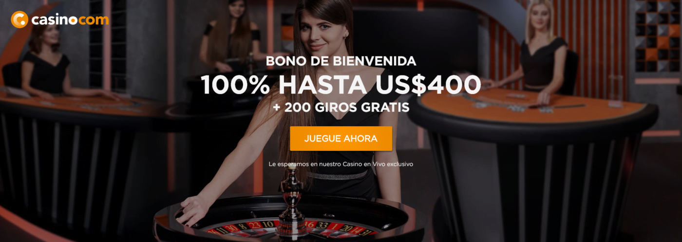 CASINO.COM bono slots