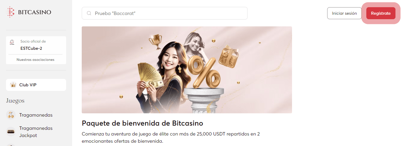 bitcasino bono bienvenida