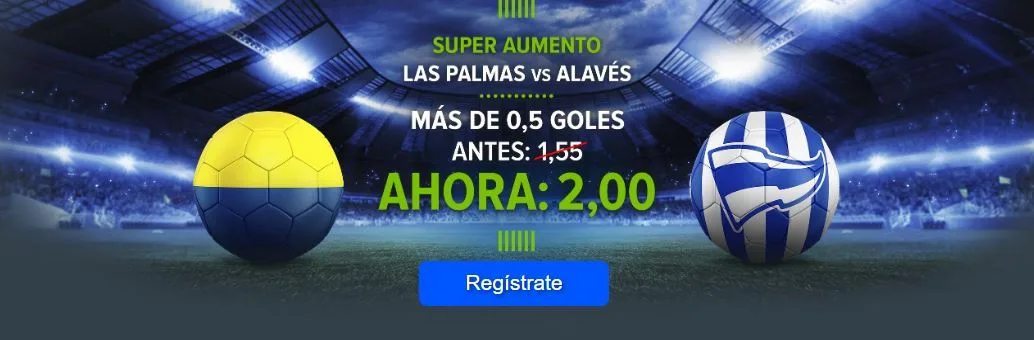 Codere Super Aumento Las Palmas vs Alavés