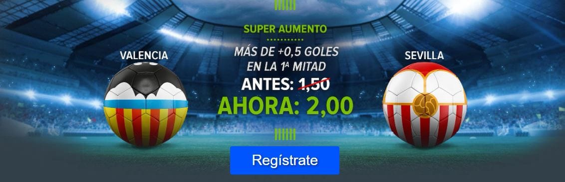 Codere Super Aumento Valencia vs Sevilla
