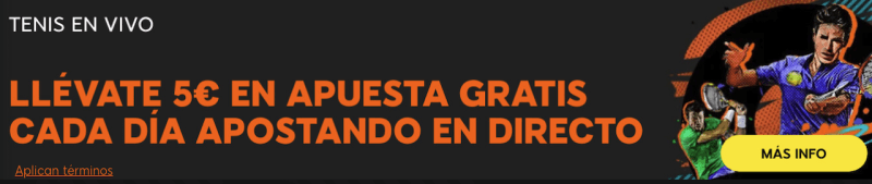 Freebet Madrid Open 888sport