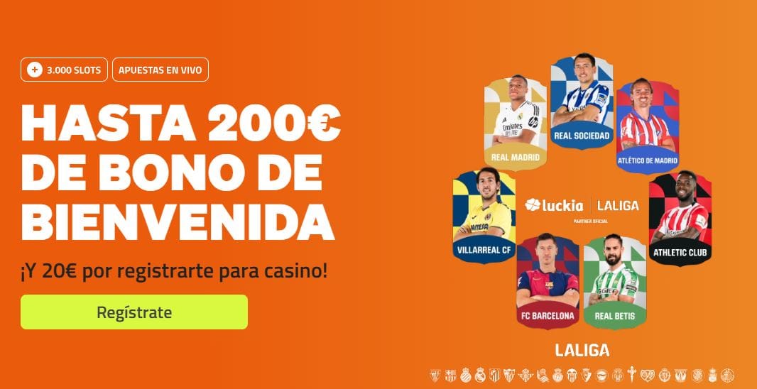 Luckia bono de bienvenida