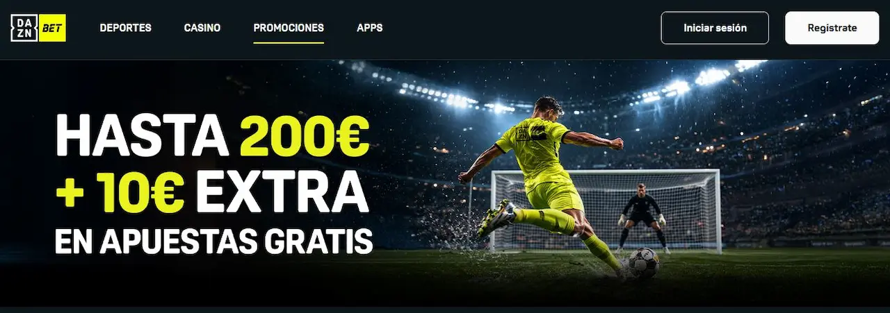 DAZN Bet bono de bienvenida