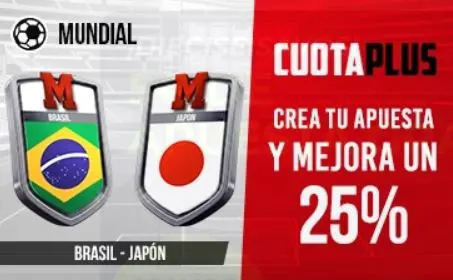 MARCAapuestas CuotaPlus Brasil vs Japón