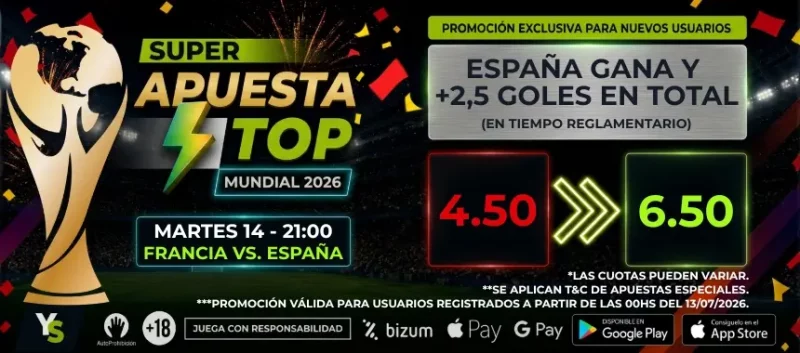 YoSports Supercuota Francia vs España