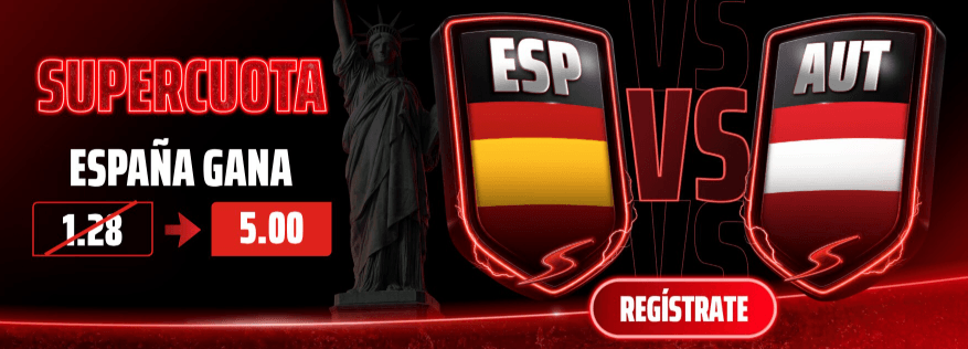 supercuota españa vs austria sportium