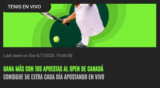 888sport tenis en vivo open de canadá